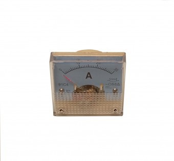 Ampermetru analogic curent continuu 30A, 44x44x36mm