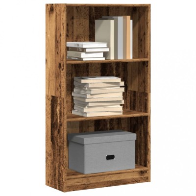 Gossi biblioteca, lemn vechi, 60x24x109 cm, lemn prelucrat foto