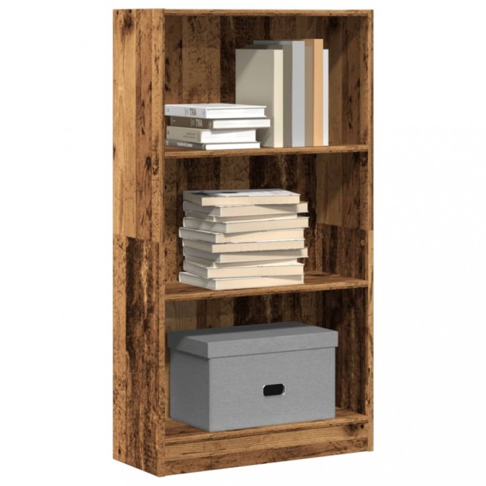 Gossi biblioteca, lemn vechi, 60x24x109 cm, lemn prelucrat