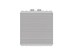 Radiator Incalzire Audi A2 (8Z), 02.2000-07.2005, motor 1.2 TDI, 1.4 TDI, diesel, 1.4, 1.6, benzina, aluminiu brazat/aluminiu, 179x180x32 mm,