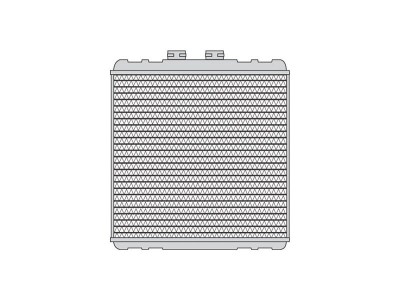 Radiator Incalzire Audi A2 (8Z), 02.2000-07.2005, motor 1.2 TDI, 1.4 TDI, diesel, 1.4, 1.6, benzina, aluminiu brazat/aluminiu, 179x180x32 mm, foto