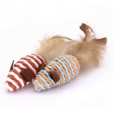 Set 2 jucarii interactive pentru pisici, Soricel multicolor