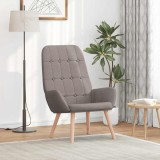 Gossi scaun de relaxare, gri taupe, material textil