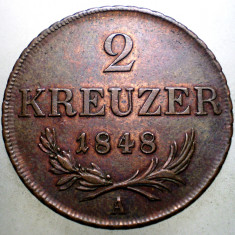 F.607 AUSTRIA 2 KREUZER 1848 A XF