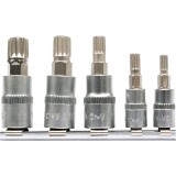 Yato YT-04360 - Set capete de insurubare profil M5-M12 5 bucati