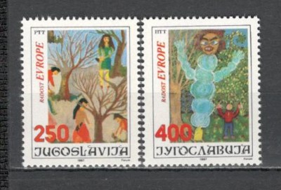 Iugoslavia.1987 Concurs de desene &amp;quot;Prietenii Europei&amp;quot; SI.584 foto