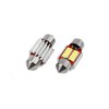 Set becuri auto cu LED CANBUS sofit compatibil C5W 10 SMD 31mm Alb 12 24V, destinat competitiilor auto sau off-road, Amio
