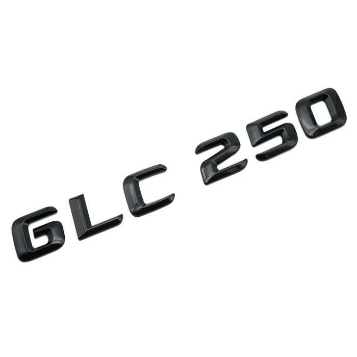 Emblema GLC 250 Negru, pentru spate portbagaj Mercedes