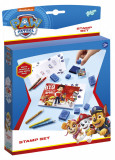 Set creativ de desenat cu stampile Paw Patrol, Paturala Catelusilor, Totum