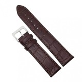 Cumpara ieftin Curea Ceas &bdquo;Croco Heritage&rdquo; 7A1-M &ndash; Piele Naturală Maro, Textură Crocodil (12mm