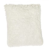 Pernă Decorativă, Sherpa, Dimensiuni 45x45cm, Culoare Albă, Oem