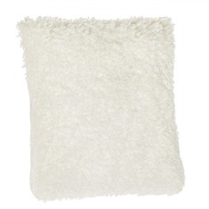 Pernă Decorativă, Sherpa, Dimensiuni 45x45cm, Culoare Albă