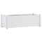 Strat inaltat de gradina, alb, 100 x 43 x 35 cm, PP