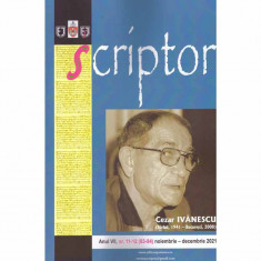 - Scriptor - anul VII, nr.11-12 (83-84) noiembrie - decembrie 2021 - 131603