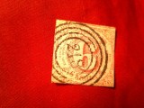 Timbru Germania Taxe 1860 6 kreuzer , tip A , stampilat