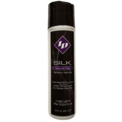 ID SILK - FEEL NATURAL WATER AND SILICONE BASED LUBRICANT 250 ML foto