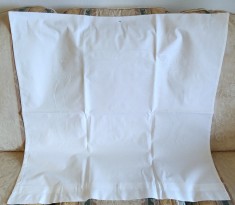 Fata de perna, Vintage din bumbac cu broderie