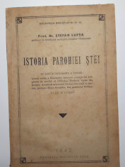 Istoria parohiei Stei, Stefan Lupsa, 1942, Tipografia Diecezana Beius foto