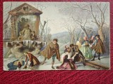 Pictura de Nicolas Lancret - Iarna, vedere litho Stengel