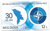 Moldova (10) - A 30-a Aniversare a Parteneriatului pt. Pace al Moldovei,2024-obl