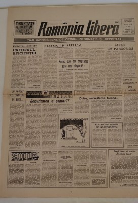 Rom&amp;acirc;nia Liberă (10 martie 1990) serie nouă nr. 66 foto
