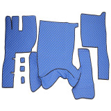 Set Covorase Piele Ecologica Truck Umbrella Pentru Volvo Euro 5 Albastru