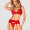 Set Chilisa Obsessive, Rosu, XS/S