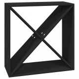 Cumpara ieftin Dulap de vinuri, negru, 62x25x62 cm, lemn masiv de pin
