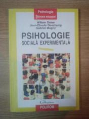 PSIHOLOGIE SOCIALA EXPERIMENTALA de WILLEM DOISE, JEAN-CLAUDE DESCHAMP, GABRIEL MUGNY 1996 foto