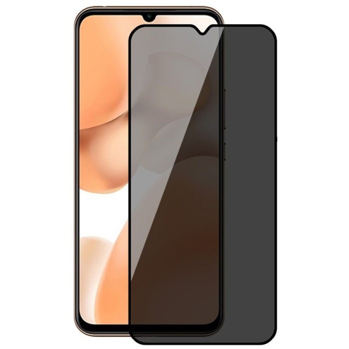 Folie sticla securizata flippy compatibila cu samsung a70 full glue privacy duritate 9h negru