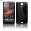 Husa Silicon S-Line Neagra Sony Xperia ZR (M36H) Flexibila