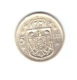 Moneda 5 lei 1930 KN, stare buna, curata