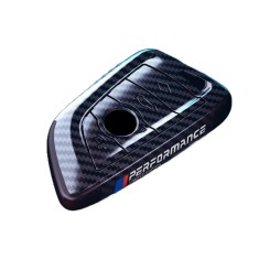 Husa Cheie Smartkey Compatibila cu BMW Seria G, 3 4 butoane, ABS, Aspect Carbon, Neagra