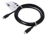 Cablu USB 4.0 USB C 1,8m negru 40Gbps Goobay