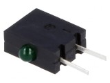 LED orizontală verde 1,8mm 20mA 40&deg;, KINGBRIGHT ELECTRONIC