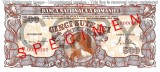 Reproducere Bancnota 500 Lei 1947 Specimen Romania - Colectie Numismatica Replica