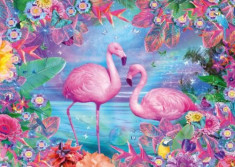 Puzzle Schmidt - Flamingos 500 piese (58342) foto