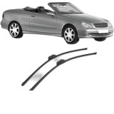 Cumpara ieftin Set stergatoare auto MERCEDES-BENZ CLK Convertible (A209) 2002-2010, pentru parbriz, Valeo Silencio Xtrm