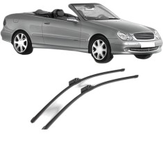 Set stergatoare auto MERCEDES-BENZ CLK Convertible (A209) 2002-2010, pentru parbriz, Valeo Silencio Xtrm