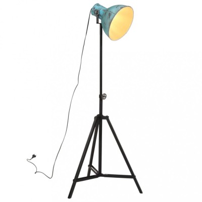 Lampă de podea, 25 W, albastru uzat, 61x61x90/150 cm, E27 foto