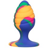 Calexotics-Plug Anal Cheeky Swirl Mediu-Silicon, Ventuza