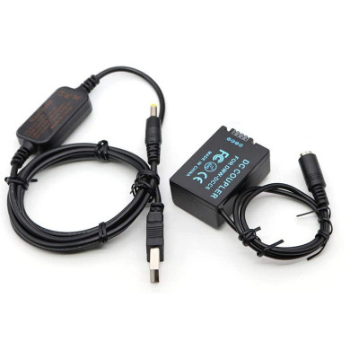 AC adapter USB DMW-AC8 coupler DMW-DCC6 DMW-BMB9 replace Panasonic foto