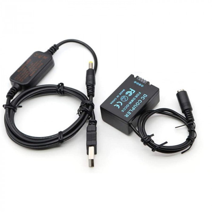 AC adapter USB DMW-AC8 coupler DMW-DCC6 DMW-BMB9 replace Panasonic