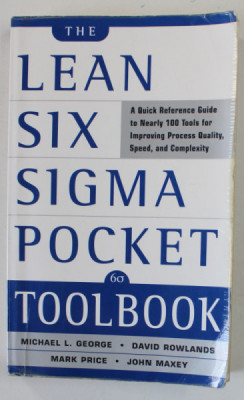 LEAN SIX SIGMA POCKET TOOL BOOK by MICHAEL L. GEORGE ...JOHN MAXEY , 2005 foto