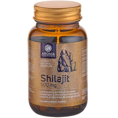 Shilajit 500 miligrame 60 capsule Aronia Charlottenburg foto
