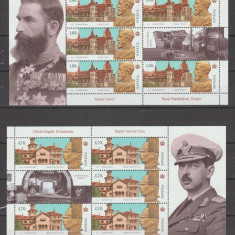 ROMANIA 2023 CTITORII REGALE -Evenimente Minicoli 5 timbre+1vinieta LP.2437 MNH