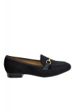 Mocasini Dama UTOPIA SANDALS U51-007, Catifea Neagra, Marimea 37