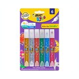 Lipici cu sclipici Bic 6 culori/set 720531