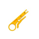 Cumpara ieftin Mini decablator cablu UTP RJ45, cutter pentru dezizolare cabluri de retea si telefonie, lama otel mangan, maner ergonomic