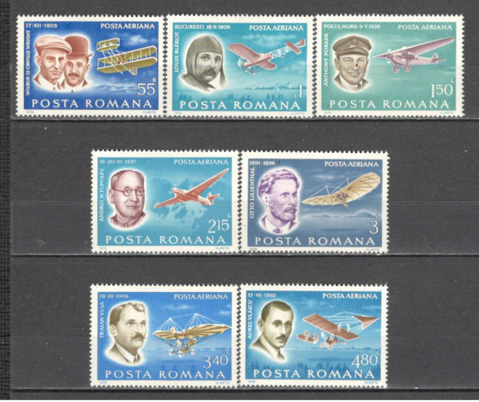 Romania.1978 Posta aeriana-Pionieri ai aviatiei CR.365